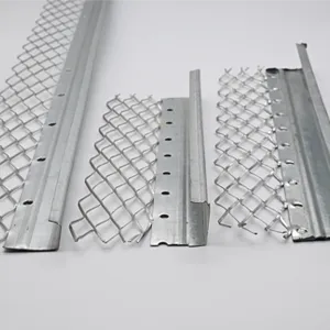 Three expanded flange corner beads.